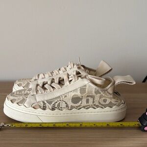 Chloe lace sneakers